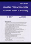 Anadolu Psikiyatri Dergisi-Anatolian Journal of Psychiatry封面